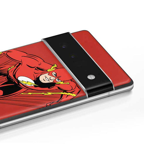 DC Comics The Flash Classic Action Pose Art Google Pixel 6 Pro Skin